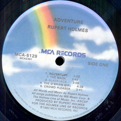 Rupert Holmes - Adventure (LP, Album, Glo) (Mint (M)) - Image 4