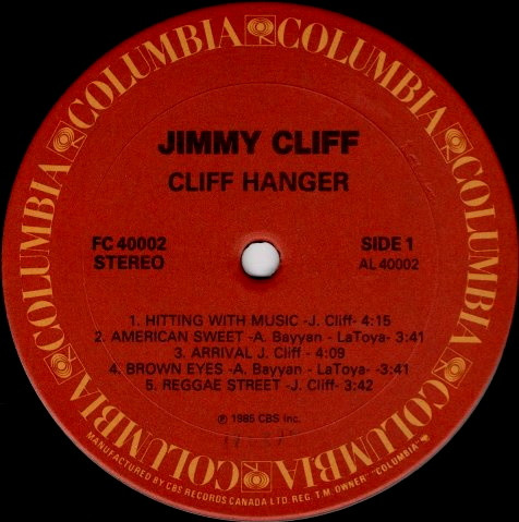 Jimmy Cliff - Cliff Hanger (LP, Album) (Mint (M)) - Image 2