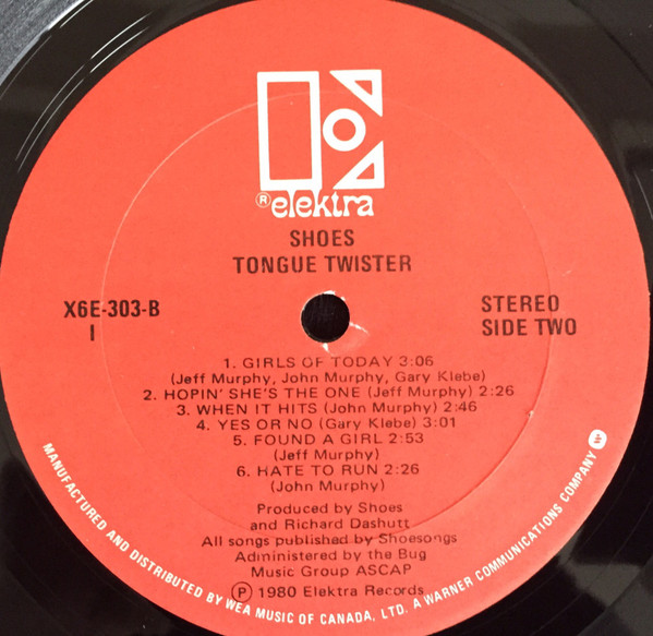 Shoes - Tongue Twister (LP, Album) (Mint (M)) - Image 4