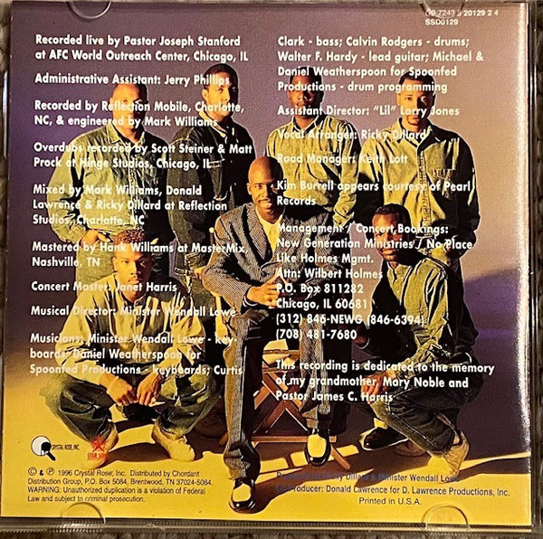 Ricky Dillard Directs Ricky Dillard's New Generation Chorale - Worked It Out (CD) (Near Mint (NM or M-)) - Image 2