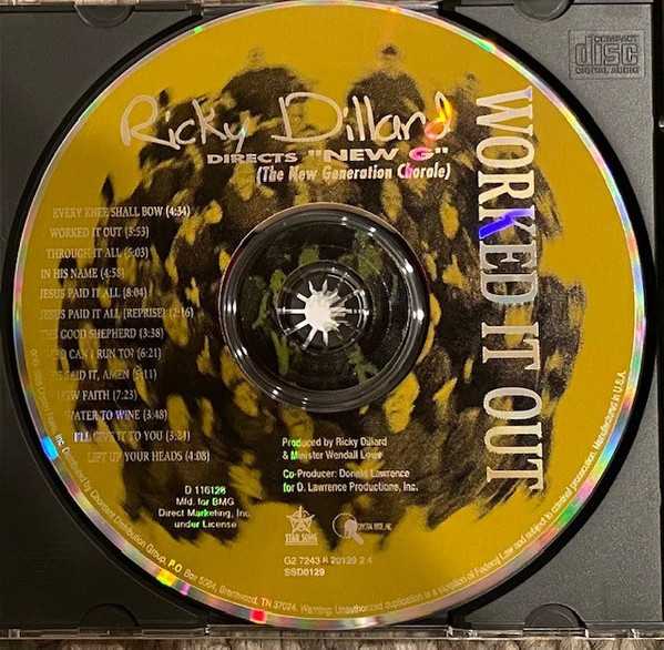 Ricky Dillard Directs Ricky Dillard's New Generation Chorale - Worked It Out (CD) (Near Mint (NM or M-)) - Image 3