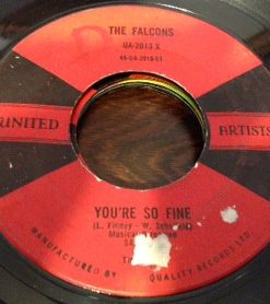The Falcons - You're So Fine (7", Single) (Near Mint (NM or M-))