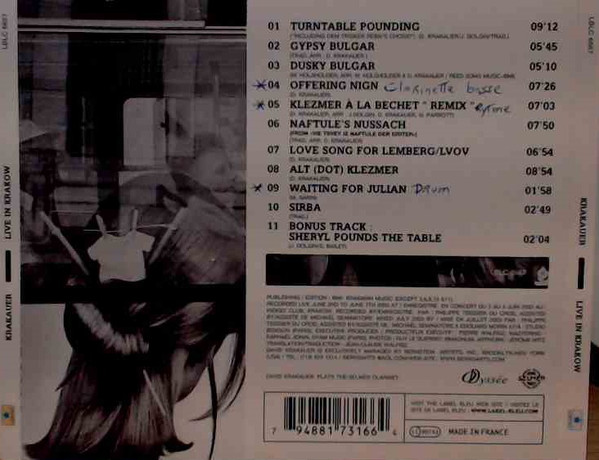 David Krakauer Feat. David Krakauer's Klezmer Madness! & Socalled - Live In Krakow (CD, Album) (Near Mint (NM or M-)) - Image 4