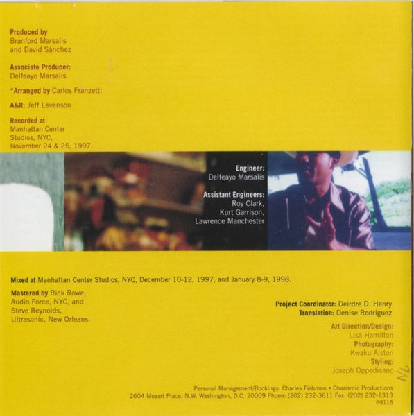 David Sanchez (3) - Obsesión (CD, Album) (Near Mint (NM or M-)) - Image 3