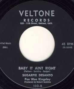 Alternative view of Sugar Pie DeSanto, Pee Wee Kingsley Band, Pee Wee Kingsley - I Want To Know / Baby It Ain't Right (7", Styrene) (Fair (F))