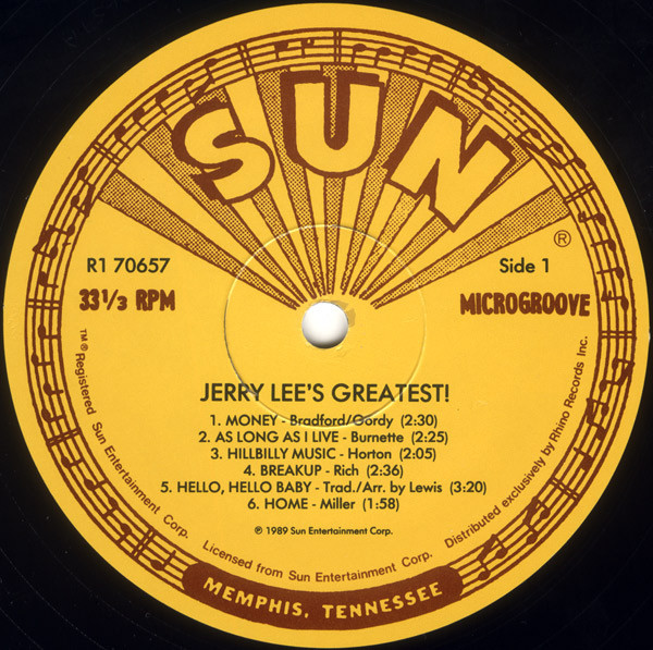 Jerry Lee Lewis - Jerry Lee's Greatest! (LP, Album, RE, RM, Mod) (Mint (M)) - Image 5