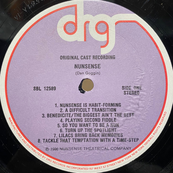 Various - Nunsense - Original Cast (LP) (Mint (M)) - Image 3