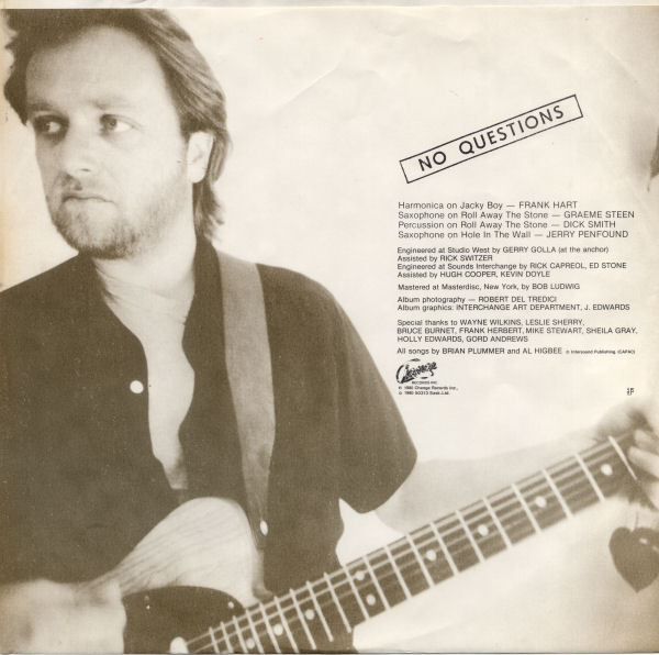 Brian Plummer - No Questions (LP, Album) (Near Mint (NM or M-)) - Image 5