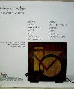 Alternative view of Gallagher & Lyle - Lonesome No More (LP, Album) (Mint (M))