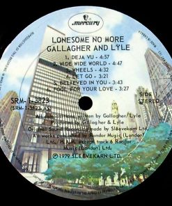 Gallagher & Lyle - Lonesome No More (LP, Album) (Mint (M)) - Image 5