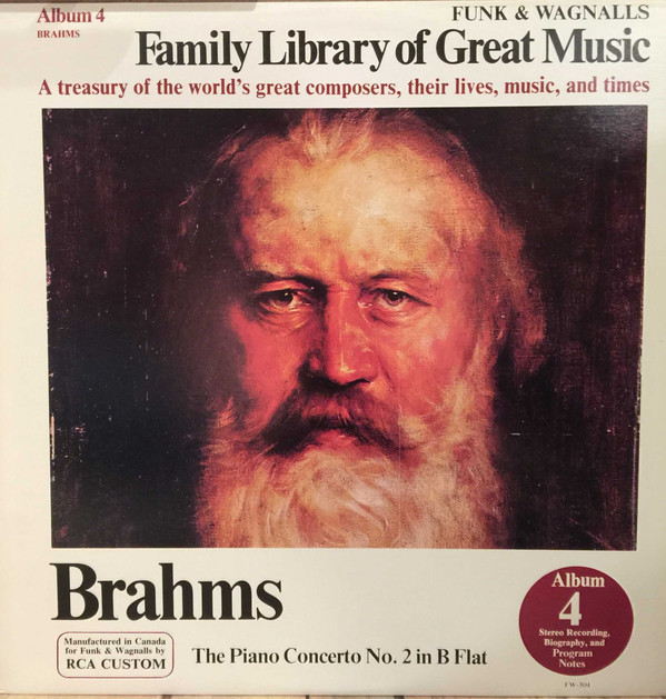 Johannes Brahms - The Piano Concerto No. 2 In B Flat (LP, Album) (Mint (M))