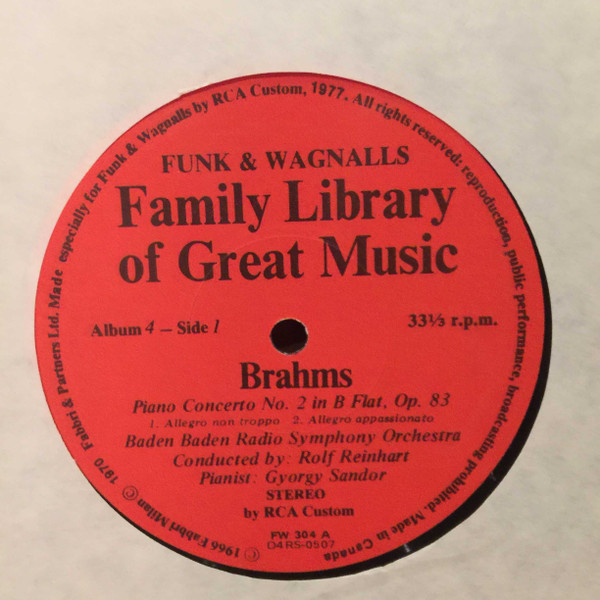 Johannes Brahms - The Piano Concerto No. 2 In B Flat (LP, Album) (Mint (M)) - Image 4