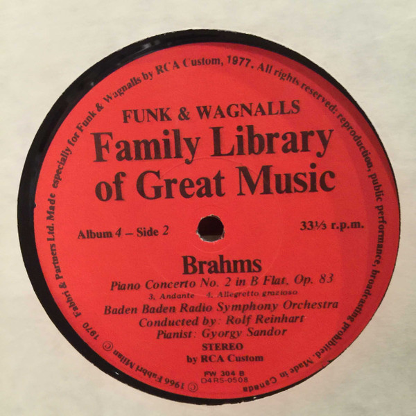 Johannes Brahms - The Piano Concerto No. 2 In B Flat (LP, Album) (Mint (M)) - Image 5