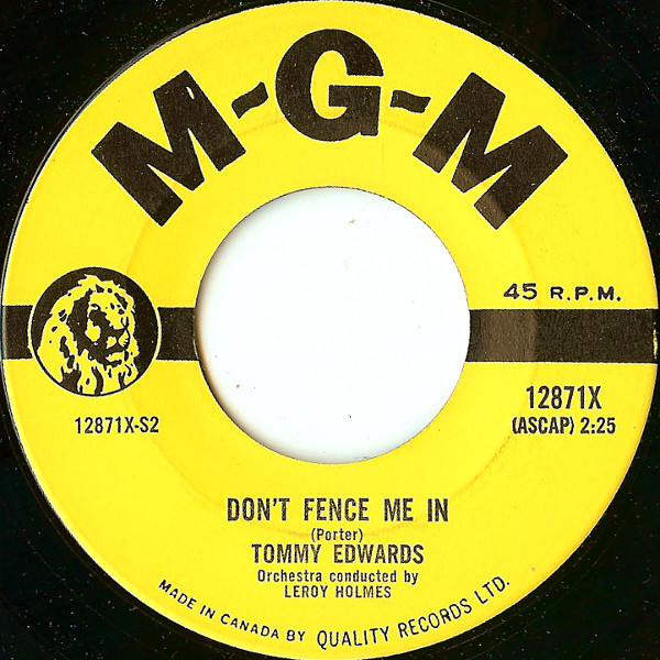 Tommy Edwards - I'm Building Castles Again (7") (Very Good (VG)) - Image 2