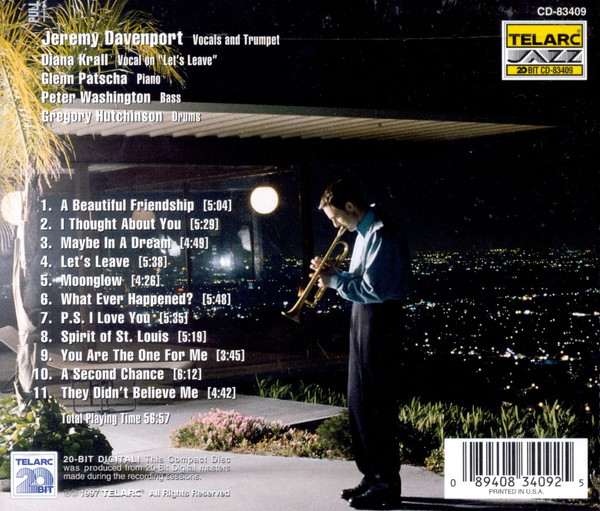 Jeremy Davenport - Maybe In A Dream (CD, Album) (Near Mint (NM or M-)) - Image 2