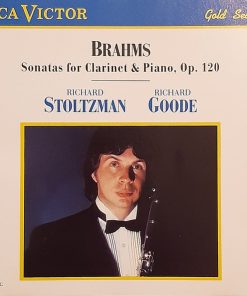 Richard Stoltzman / Richard Goode - Johannes Brahms - The Sonatas For Clarinet And Piano, Op. 120 (CD, Album) (Near Mint (NM or M-))