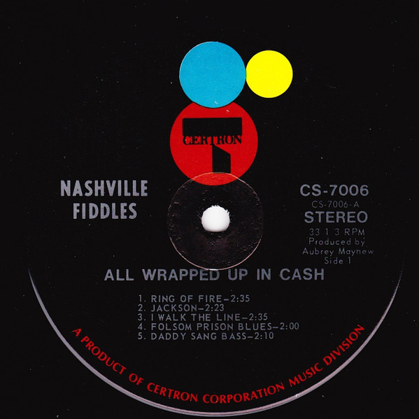 Nashville Fiddles - All Wrapped Up In Cash (LP) (Mint (M)) - Image 3