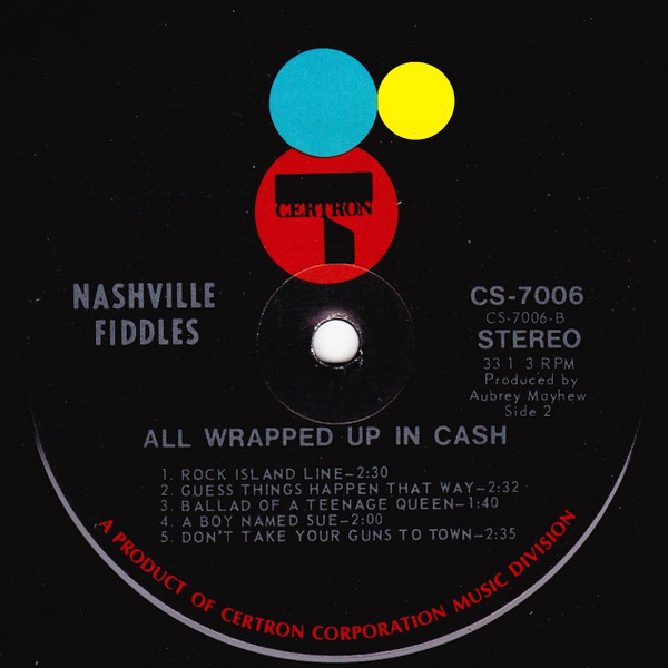 Nashville Fiddles - All Wrapped Up In Cash (LP) (Mint (M)) - Image 4