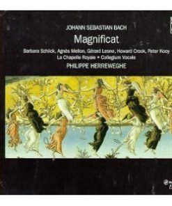 Johann Sebastian Bach - Barbara Schlick, Agnès Mellon, Gérard Lesne, Howard Crook, Peter Kooij, La Chapelle Royale, Collegium Vocale, Philippe Herreweghe - Magnificat (1 CD + Catalogue Harmonia Mundi 1997) (CD, Album, RE + Box, Sli) (Near Mint (NM or M-))
