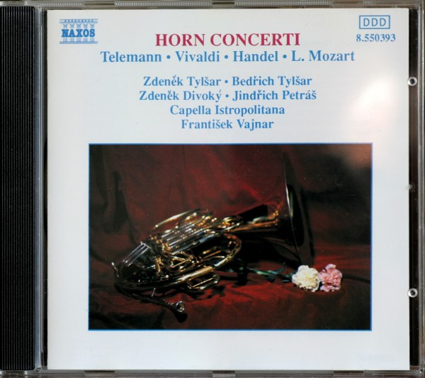 Georg Philipp Telemann • Antonio Vivaldi • Georg Friedrich Händel • Leopold Mozart, Zdeněk Tylšar • Bedřich Tylšar, Zdeněk Divoký • Jindřich Petráš, Capella Istropolitana, František Vajnar - Horn Concerti (CD, Album) (Near Mint (NM or M-))