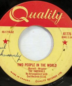 Alternative view of Little Anthony & The Imperials - Tears On My Pillow / Two People In The World (7") (Very Good Plus (VG+))