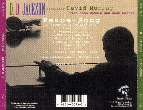 D.D. Jackson - Peace-Song (CD, Album) (Near Mint (NM or M-)) - Image 2