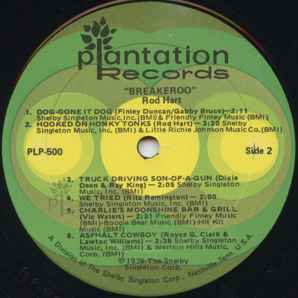 Rod Hart (2) - Breakeroo! (LP) (Mint (M)) - Image 4