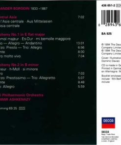 Alternative view of Alexander Borodin - Royal Philharmonic Orchestra, Vladimir Ashkenazy - Symphonies 1 & 2, In The Steppes Of Central Asia (CD) (Near Mint (NM or M-))