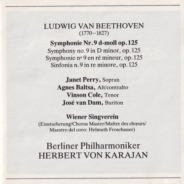 Ludwig Van Beethoven - Herbert Von Karajan - Berliner Philharmoniker - Symphonie No. 9 (CD, Album) (Near Mint (NM or M-)) - Image 5