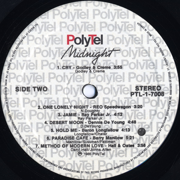 Various - Midnight (LP, Comp) (Mint (M)) - Image 4