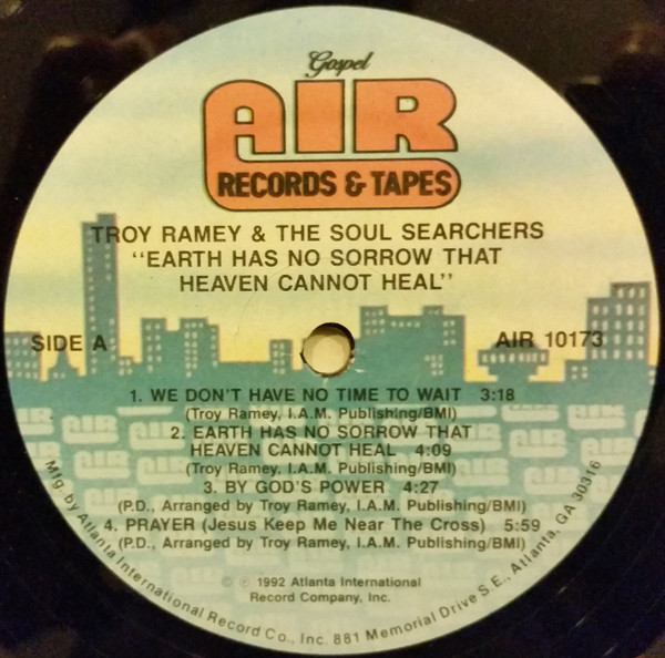 Troy Ramey & The Soul Searchers - Earth Has No Sorrow... (LP) (Mint (M)) - Image 3