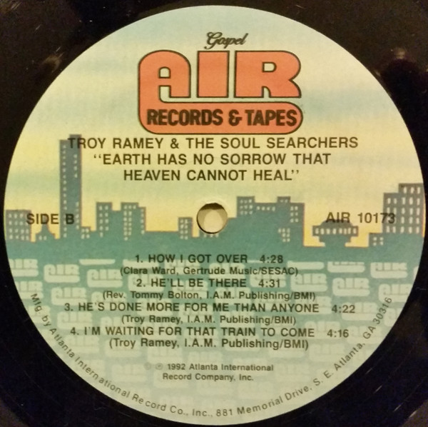 Troy Ramey & The Soul Searchers - Earth Has No Sorrow... (LP) (Mint (M)) - Image 4