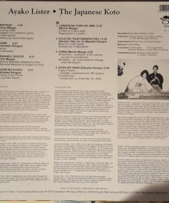 Alternative view of Ayako Hotta-Lister - The Japanese Koto (LP, Album) (Near Mint (NM or M-))