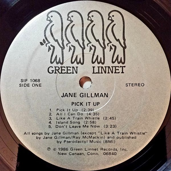 Jane Gillman - Pick It Up (LP, Album, Hub) (Mint (M)) - Image 3