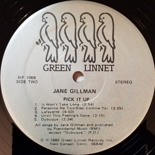 Jane Gillman - Pick It Up (LP, Album, Hub) (Mint (M)) - Image 4