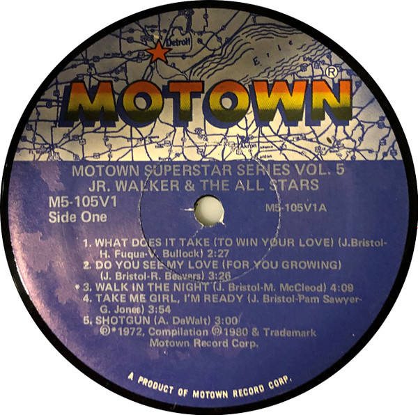 Junior Walker & The All Stars - Motown Superstar Series Vol. 5 (LP, Comp) (Mint (M)) - Image 3