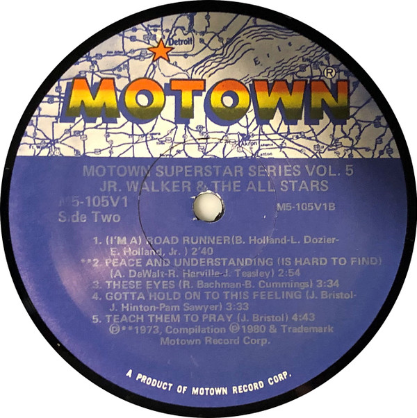 Junior Walker & The All Stars - Motown Superstar Series Vol. 5 (LP, Comp) (Mint (M)) - Image 4