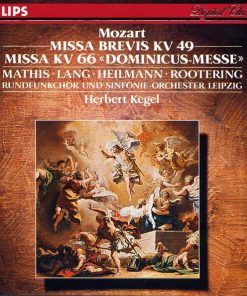 Wolfgang Amadeus Mozart, Edith Mathis, Rosemarie Lang, Uwe Heilmann, Jan-Hendrik Rootering, Herbert Kegel - Missa Brevis KV 49 / Missa KV 66 "Dominicus-Messe" (CD) (Near Mint (NM or M-))