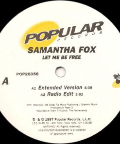 Samantha Fox - Let Me Be Free (12") (Mint (M))