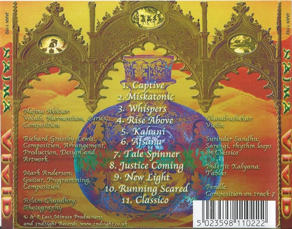 Najma - Vivid (CD, Album) (Mint (M)) - Image 2