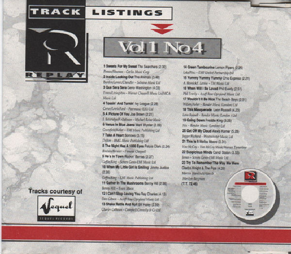 Various - Replay - Vol 1 No 4 - The Best In Mainstream Music (CD, Comp, Smplr) (Near Mint (NM or M-)) - Image 2