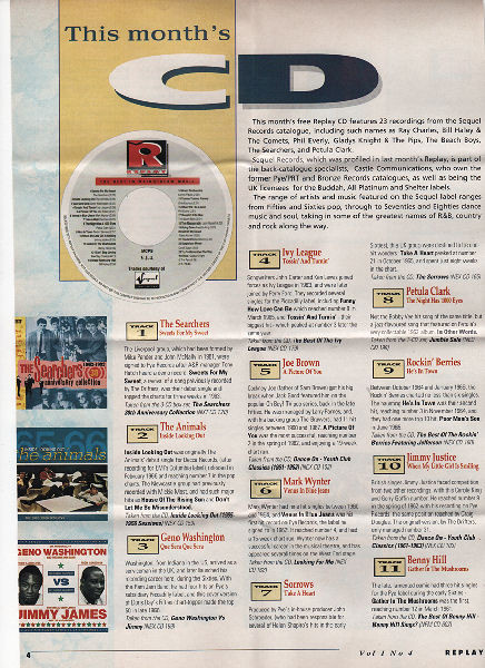 Various - Replay - Vol 1 No 4 - The Best In Mainstream Music (CD, Comp, Smplr) (Near Mint (NM or M-)) - Image 4