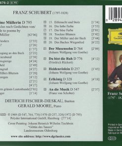 Alternative view of Franz Schubert, Dietrich Fischer-Dieskau, Gerald Moore - Die Schöne Müllerin • Erlkönig • An Die Musik •  Heidenröslein (CD, Comp) (Near Mint (NM or M-))