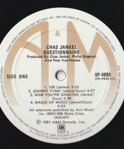 Chas Jankel - Questionnaire (LP, Album) (Mint (M)) - Image 3
