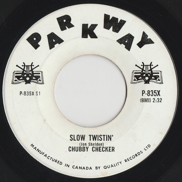 Chubby Checker - Slow Twistin' (7") (Very Good Plus (VG+))