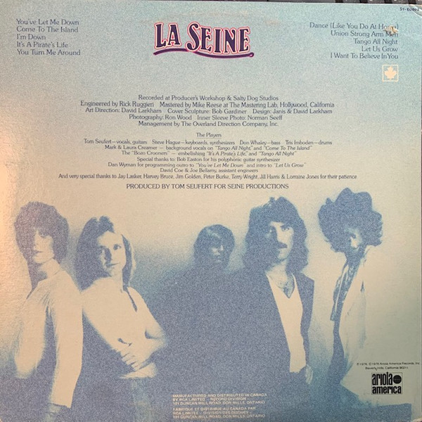 La Seine - Like The River (LP, Album) (Mint (M)) - Image 2