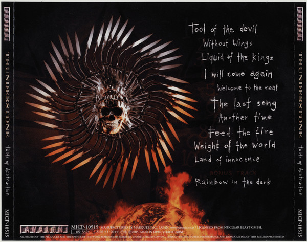 Thunderstone - Tools Of Destruction (CD, Album) (Near Mint (NM or M-)) - Image 2