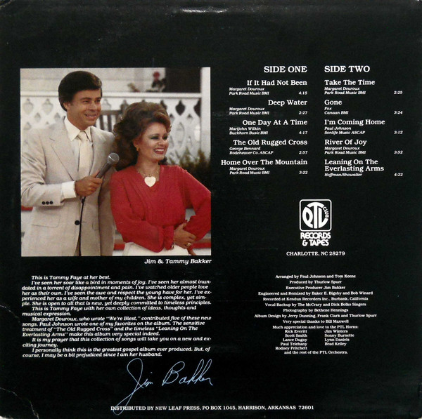 Tammy Faye Bakker - The Lord's On My Side (LP, Album) (Mint (M)) - Image 3