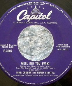 Alternative view of Bing Crosby - True Love / Well Did You Evah? (7", Single) (Near Mint (NM or M-))