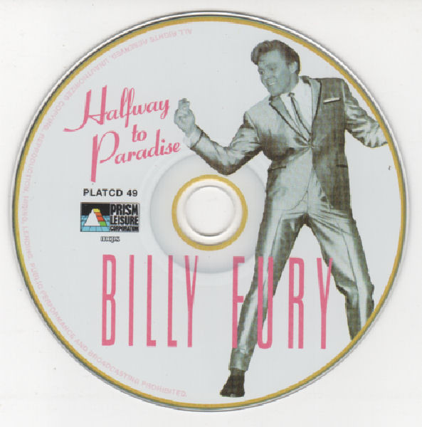 Billy Fury - Halfway To Paradise (CD, Comp) (Near Mint (NM or M-)) - Image 5